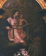 Malowidło z ołtarz południowego w Lubieszewie